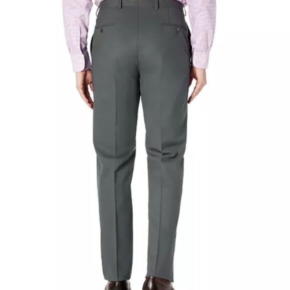 Ralph Lauren Classic-Fit Ultraflex Stretch Flat-Front Dark Grey 30x30 NWT IN PKG - Picture 2 of 7